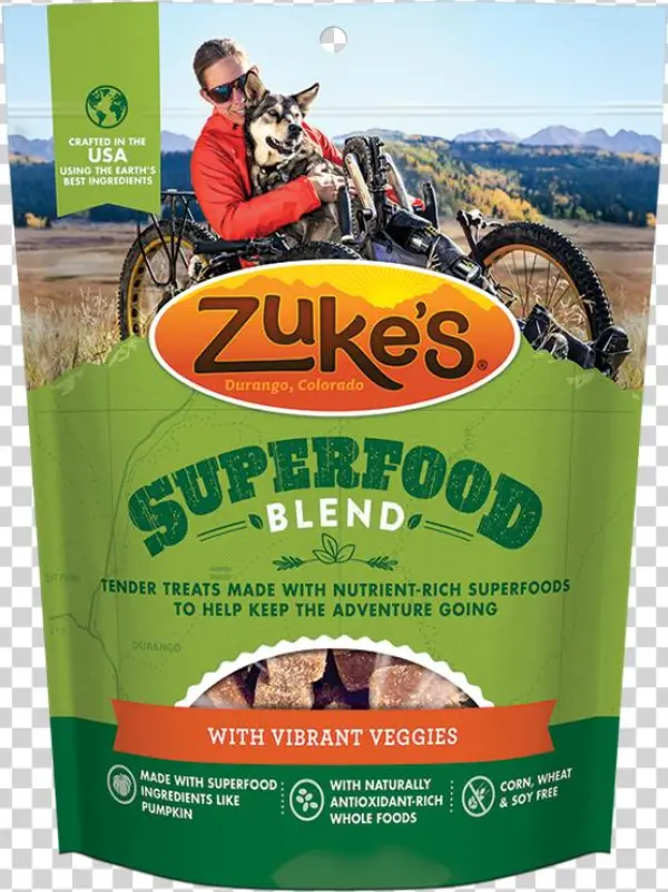 Zukes Superfood Blend With Vibrant Veggies Dog Treats - Zuke's Crunchy Naturals 2s Yogurt & Honey 9oz Dog