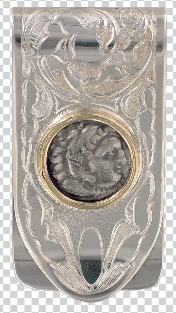 Alexander The Great Coin Money Clip - Emblem