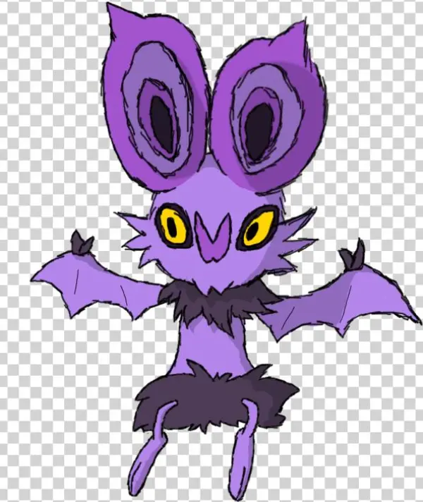 Amethyst The Noibat By The-meowster - Clip Art