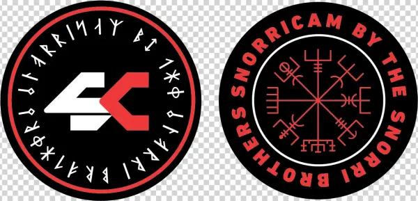 Coming Soon Snorricam Pro - Wicked Goodz Window Cling - White Vegvísir Viking Compass