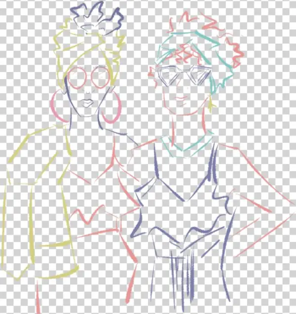 Dope Creatives Market Illo 2 - Sketch