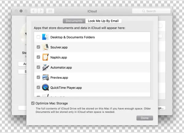 Icloud Storage Pane - Mac 10.11 6 Icloud
