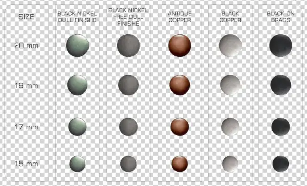 Jeans Button Garment Shoes Jakarta Indonesia Pabrik - Circle