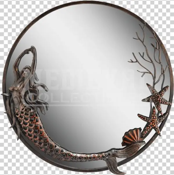Mermaid Round Mirror