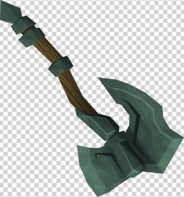 Off-hand Adamant Battleaxe Detail - Wiki