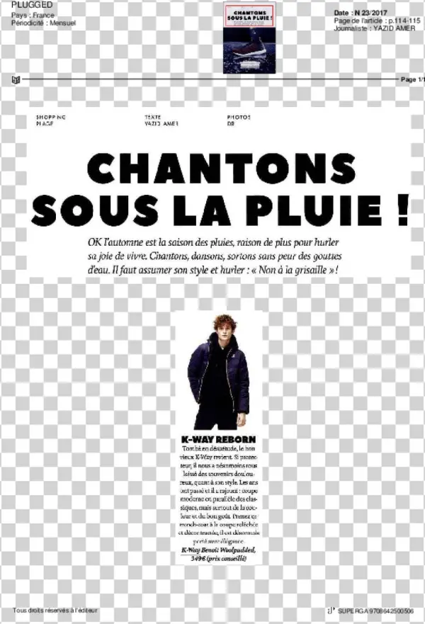 Plugged/k-way - Poster