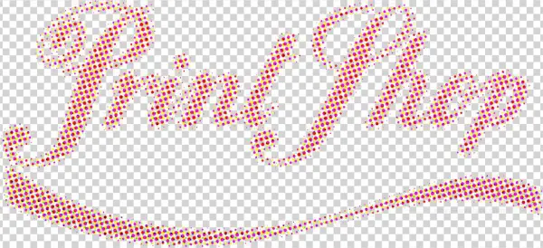 Print Shop Coca-cola Halftone - Printing