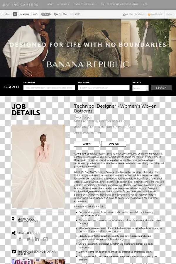 The Gap Inc - San Francisco