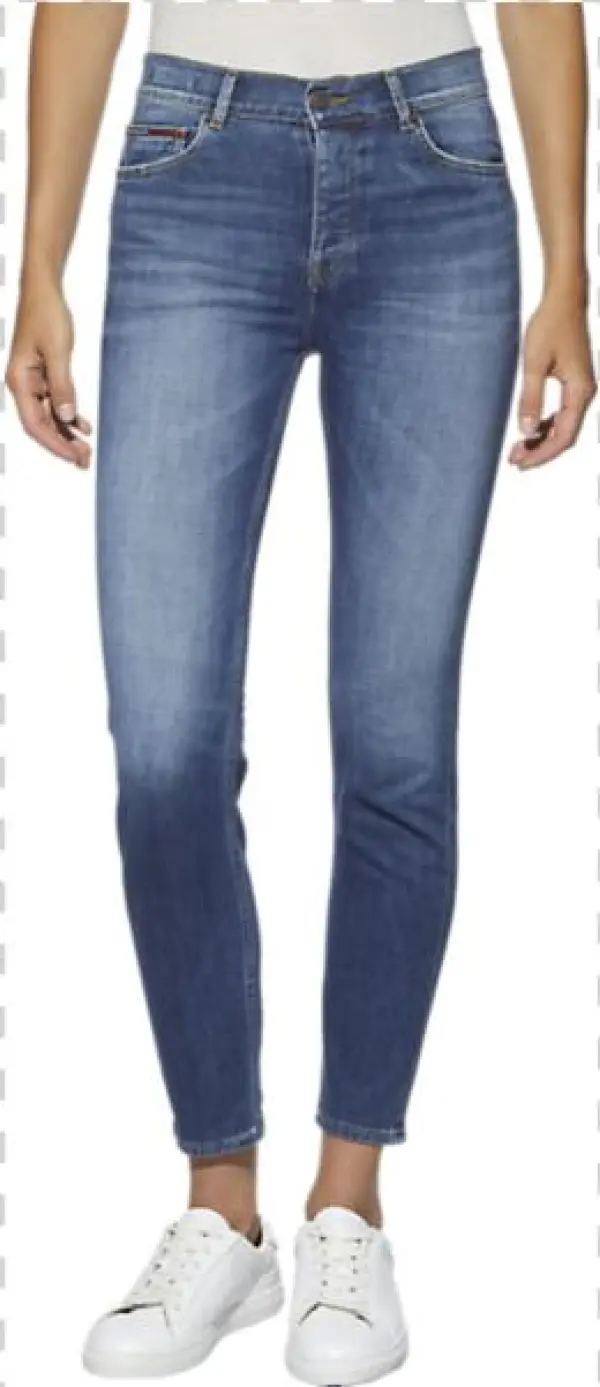 Tommy Jeans Izzy High Rise Straight Leg Jean - Trousers