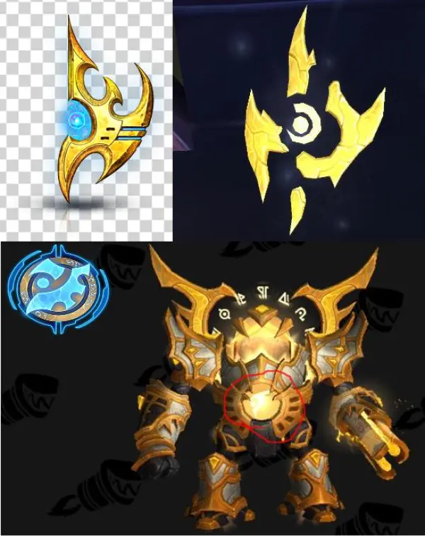 Wow's New Draenei Faction's Logo Is Literally The Protoss - Draenei Protoss