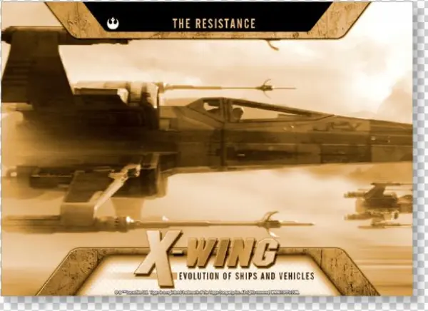 2016 Star Wars Evolution X-wing Fighter Evolution Of