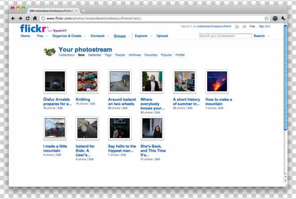 Iceland Has A Profile On Flickr It's Listed As Being