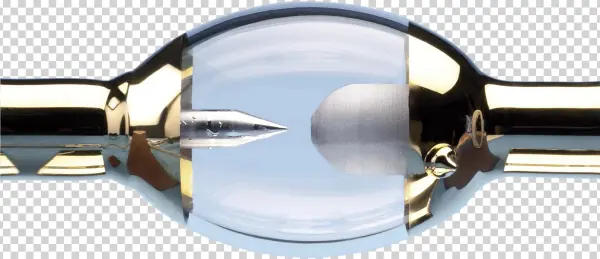 Short Arc Lamp With A Tungsten Electrode