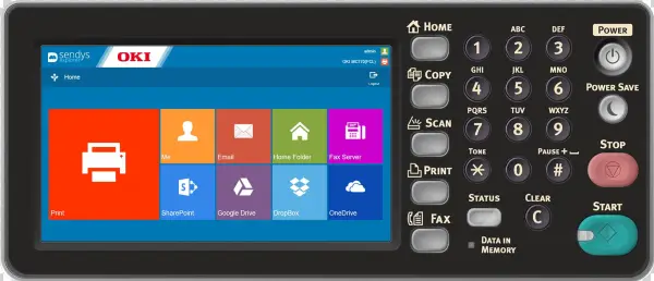 The Mb492dn A4 Mono Multifunction Printer Combines