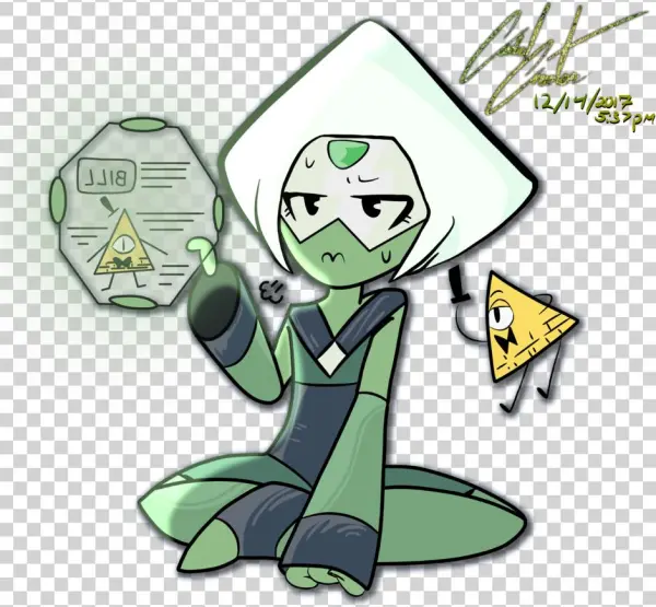 Transparent Peridot Bill Cipher