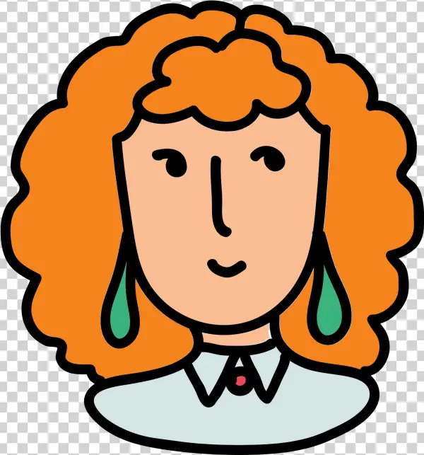 User Female Red Hair Icon