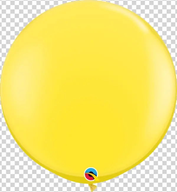 36" Jumbo Yellow Balloon