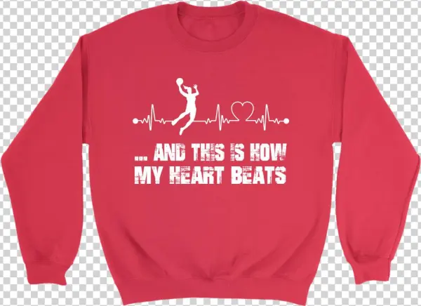 And This Is How My Heart Beats Basketball Sweatshirt