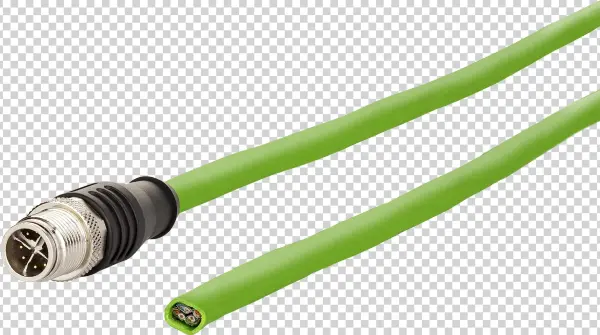 Connection Cable M12 Plug Straight