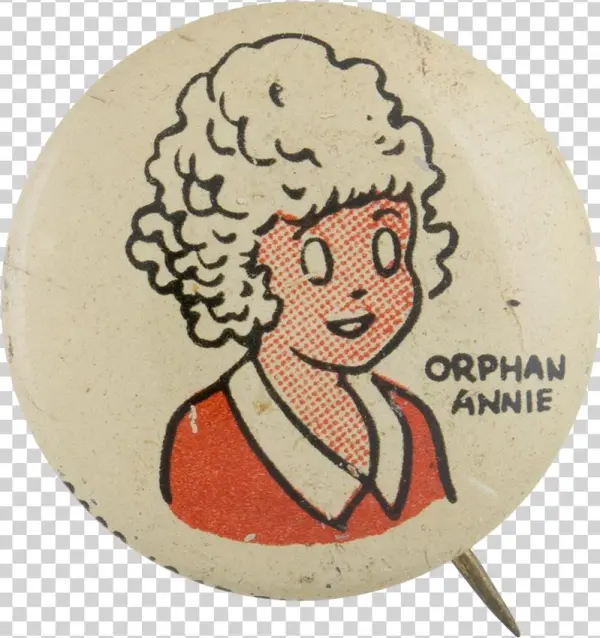 Kellogg's Pep Orphan Annie Advertising Button Museum