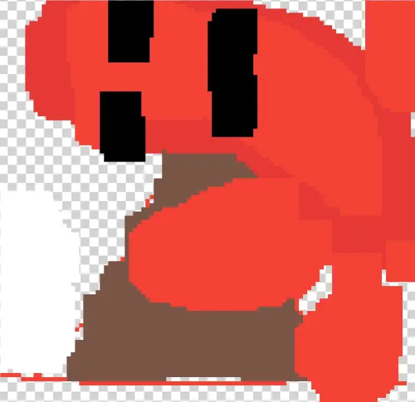 Lava Bucket Head Sleeping