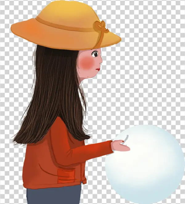 Minimalistic Cartoon Hand Drawn Winter Png And Psd