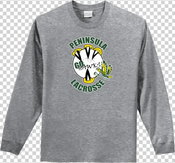 Peninsula Lacrosse 100% Cotton Long Sleeve T-shirt