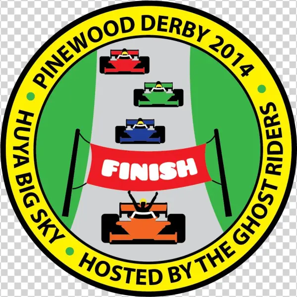 Pinewood Derby Patch Designed Maxwell Greene From The