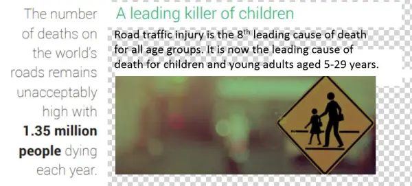 Road Safety From @who @drtedros @bloombergdotorg
