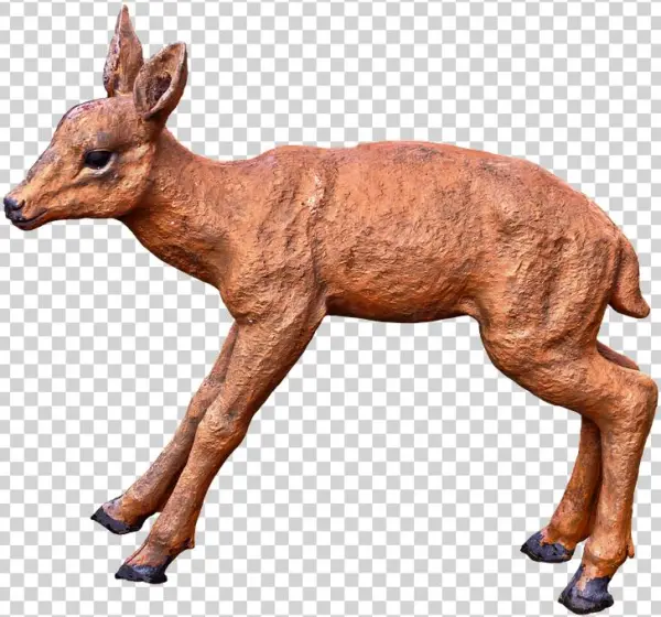 Roe Deer, Figure, Ceramic, Sculpture, Deco, Decoration