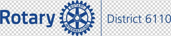 Rotary District 6110 Logo Blue Spread