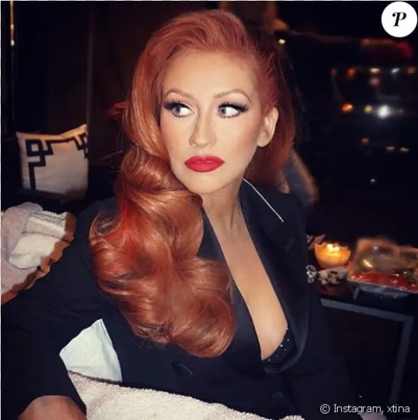 Christina Aguilera S'est Teint Les Cheveux En Roux