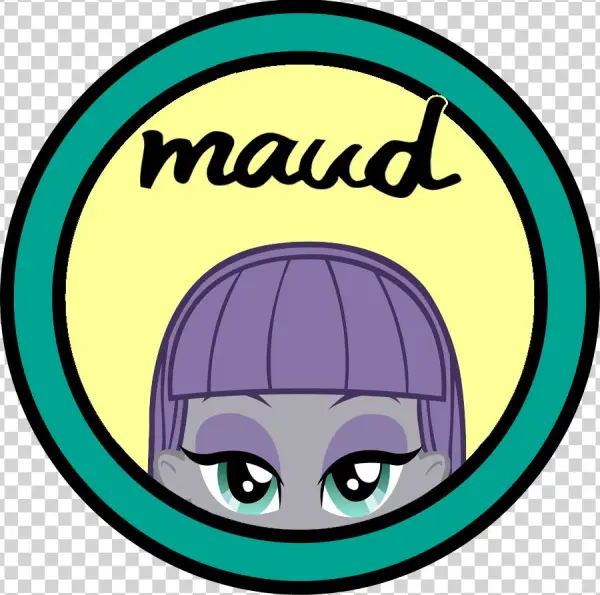 Daria, Equestria Girls, Humanized, Logo, Maud Pie,