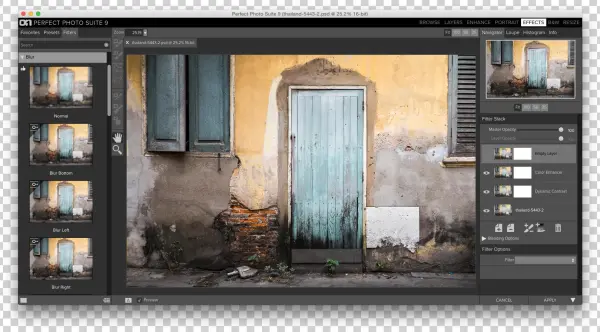 First, I Will Add The Normal Blur Filter To The Image