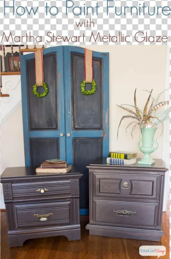 How To Paint Furniture With Martha Stewart Metallic