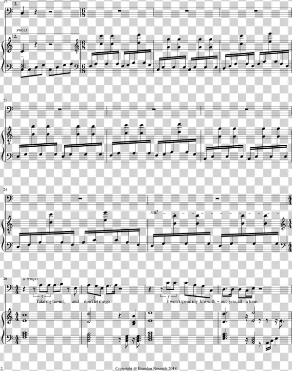 Juliet Sheet Music Composed By Brandon Nesmith 2 Of