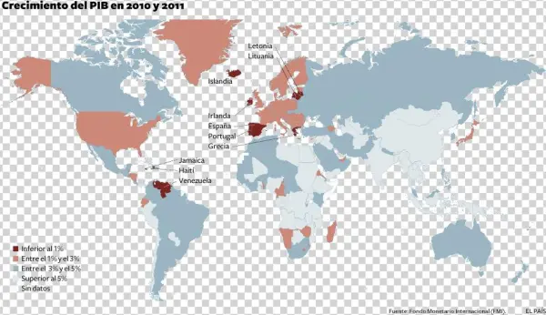 Mapa Mundial Del Paro