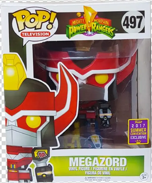 Megazord 6" Sdcc 2017 Exclusive Pop Vinyl Figure