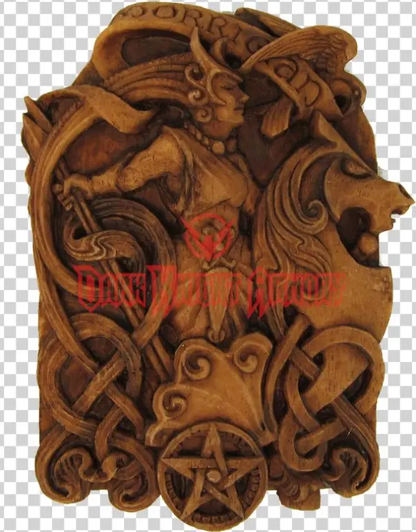 Morrigan Battle Goddess Plaque