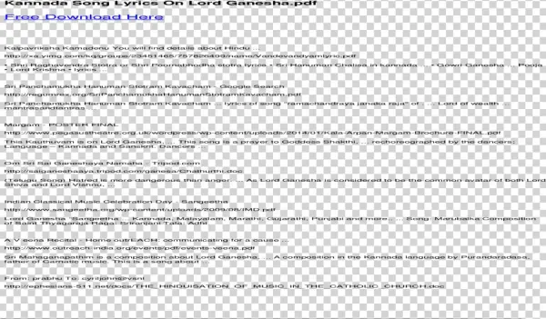 108 Names Of Lord Ganesh - Document