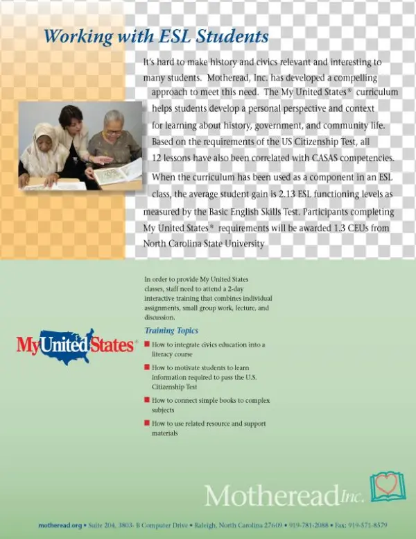 Click Here To Download The Esl - Brochure