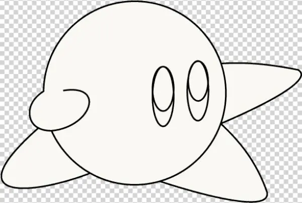 How To Draw Kirby - Cartoon