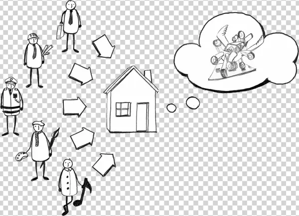 Mobilities And The City - Cartoon