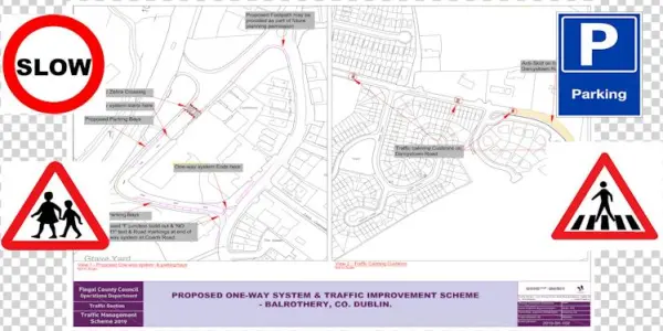 Proposed One-way - Traffic Sign