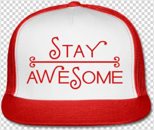 Ricks Cap / Hat / Topi Trucker Custome Stay Awesome