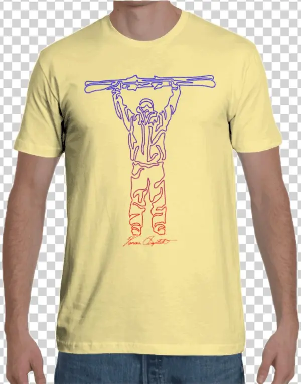 Ski's Up Reflection - T-shirt