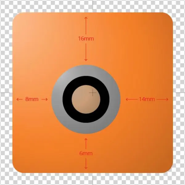 Square Cable Encapsulation Non Concentric Measurement - Ipod