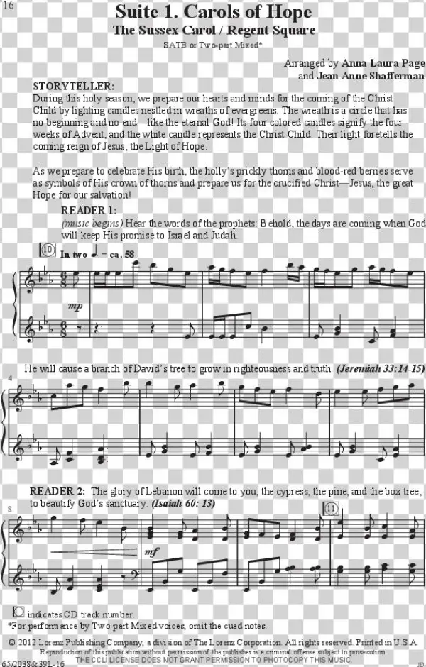A Garland Of Carols Thumbnail - Sheet Music
