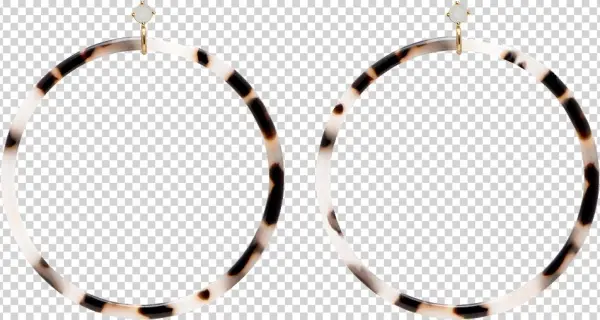 Caramel Earrings - Pendientes Aro Resina