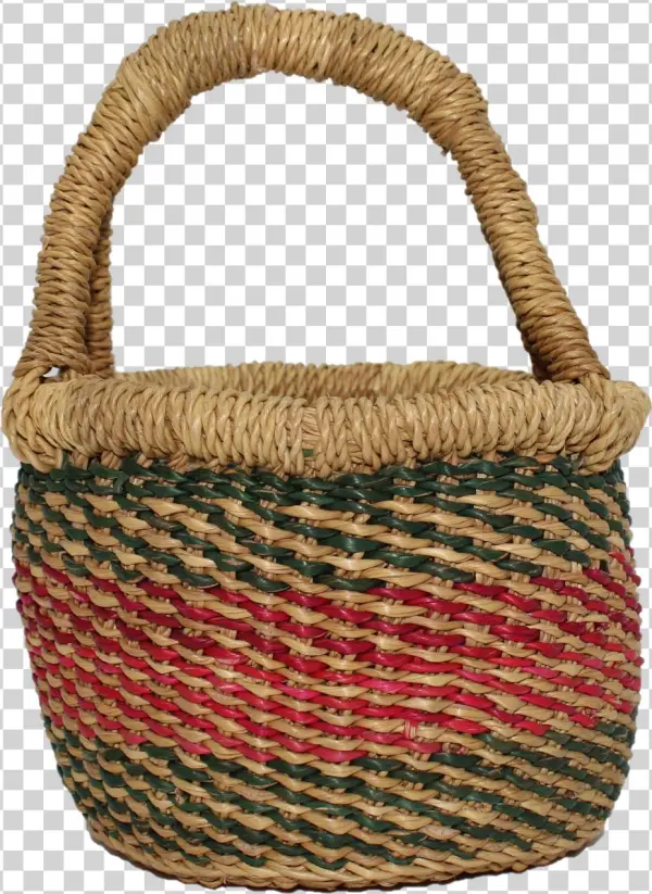 Cherry Tree Teeny Bolga Basket, Extra Small African